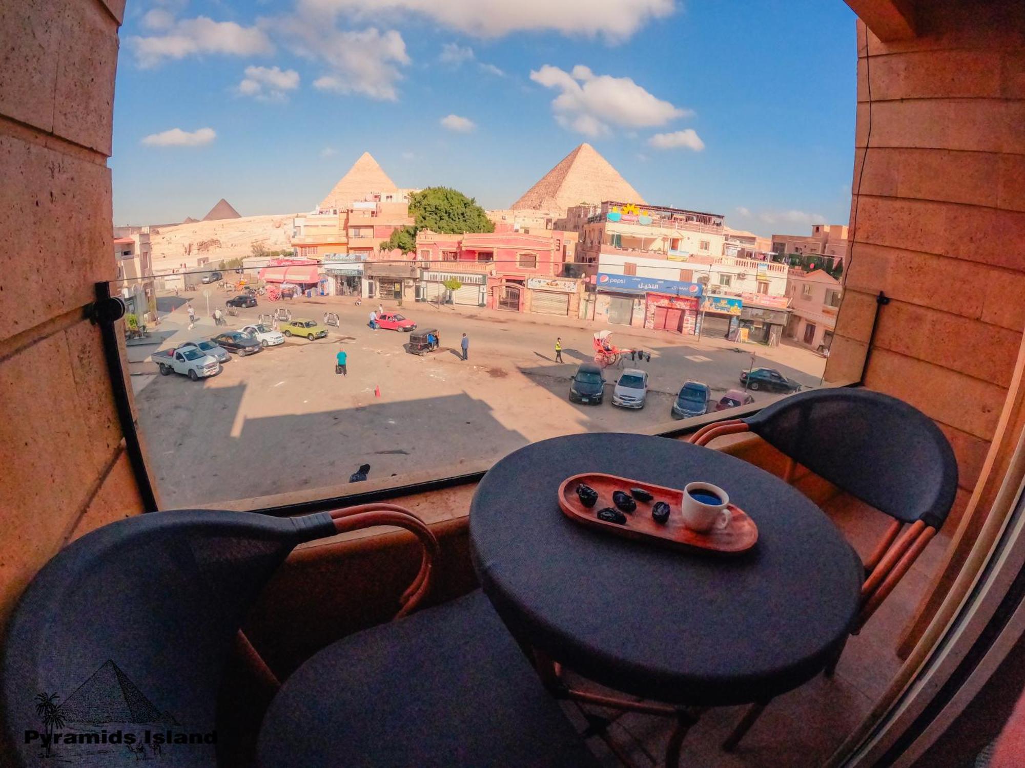 Kafret el-Gabal Pyramids Island Bed & Breakfast エクステリア 写真