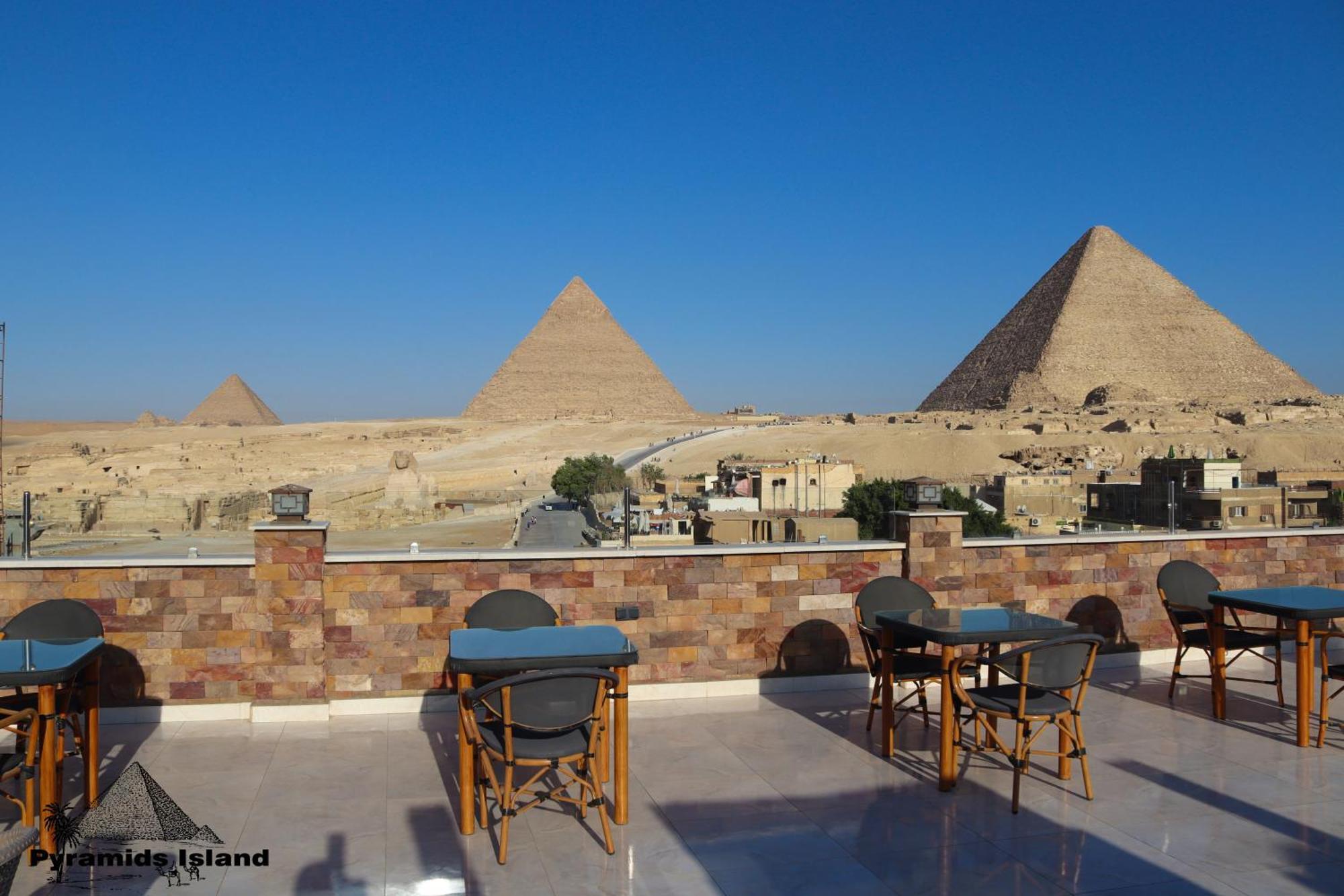 Kafret el-Gabal Pyramids Island Bed & Breakfast エクステリア 写真