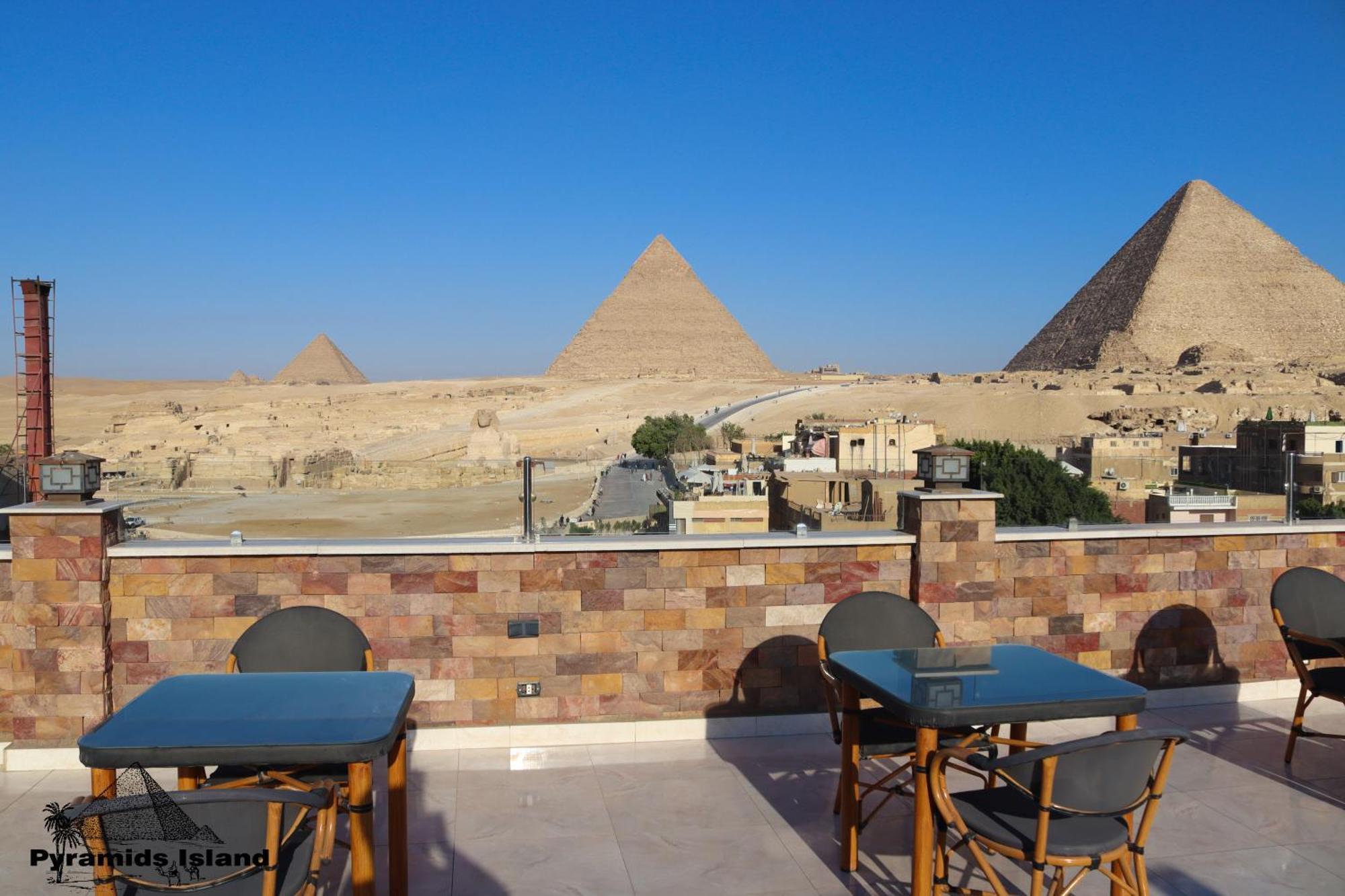Kafret el-Gabal Pyramids Island Bed & Breakfast エクステリア 写真